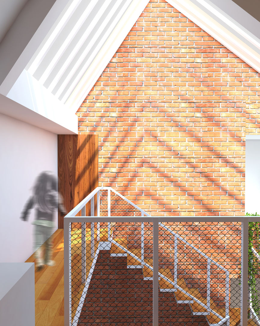 6x15 House, SEKALA Studio SEKALA Studio Tropical style houses Bricks