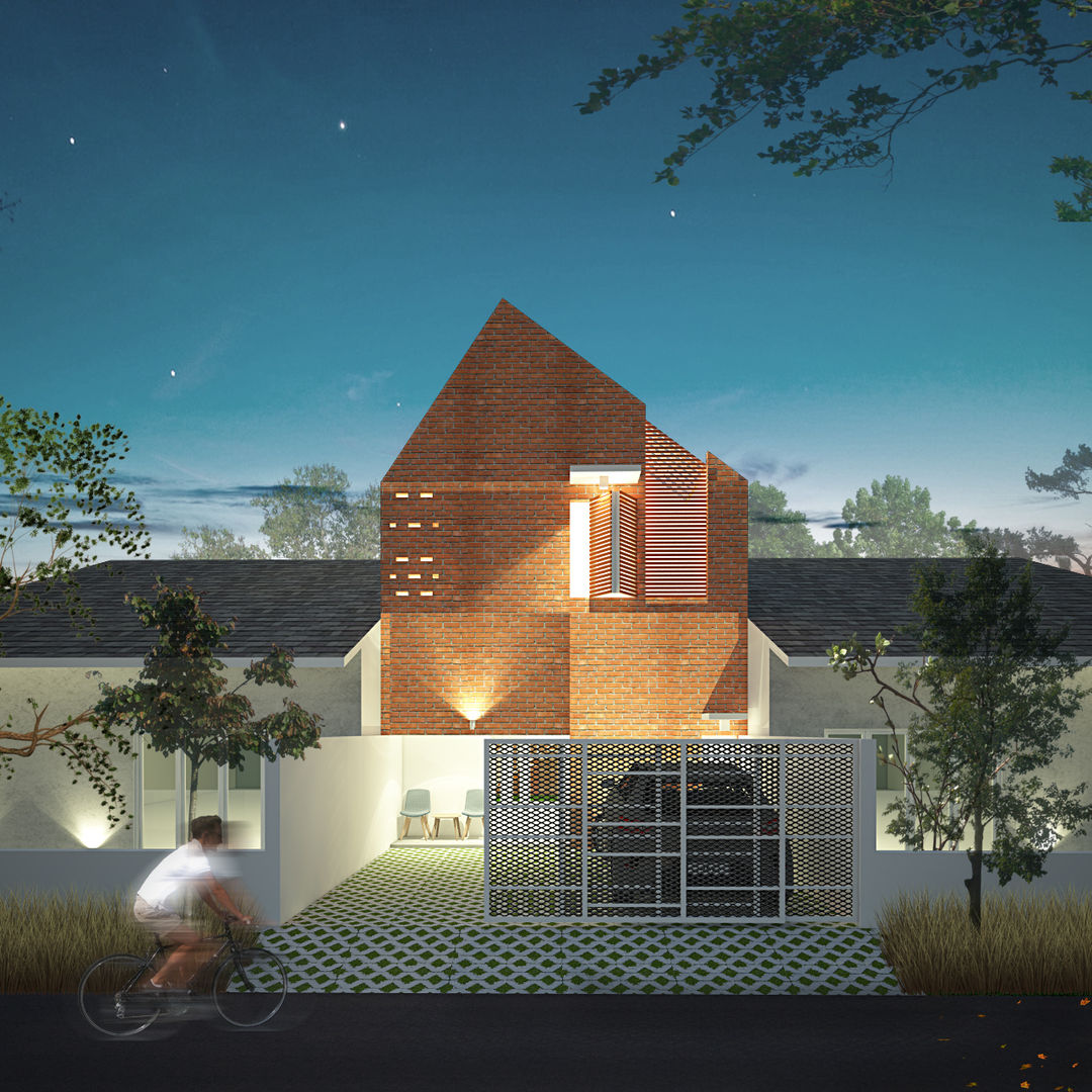 6x15 House, SEKALA Studio SEKALA Studio Nhà phong cách nhiệt đới Gạch