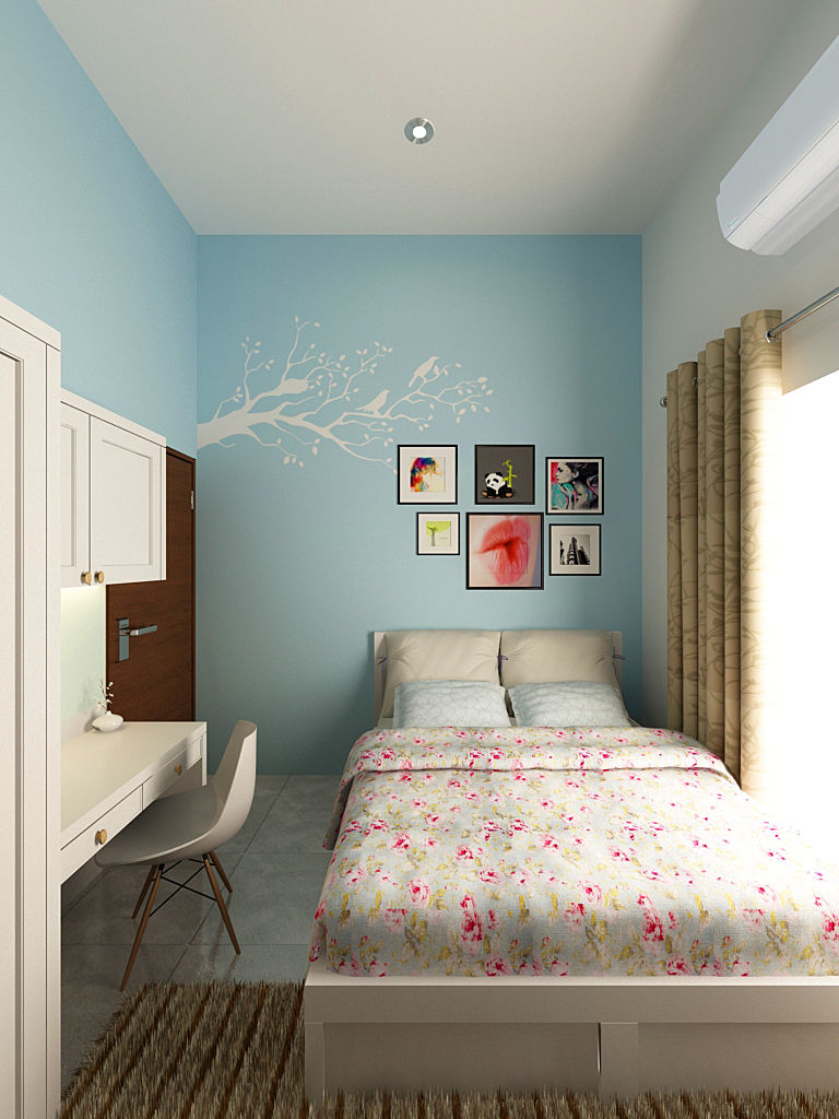 Kamar Anak, Akilla Concept Akilla Concept Minimalist bedroom Solid Wood Multicolored Accessories & decoration