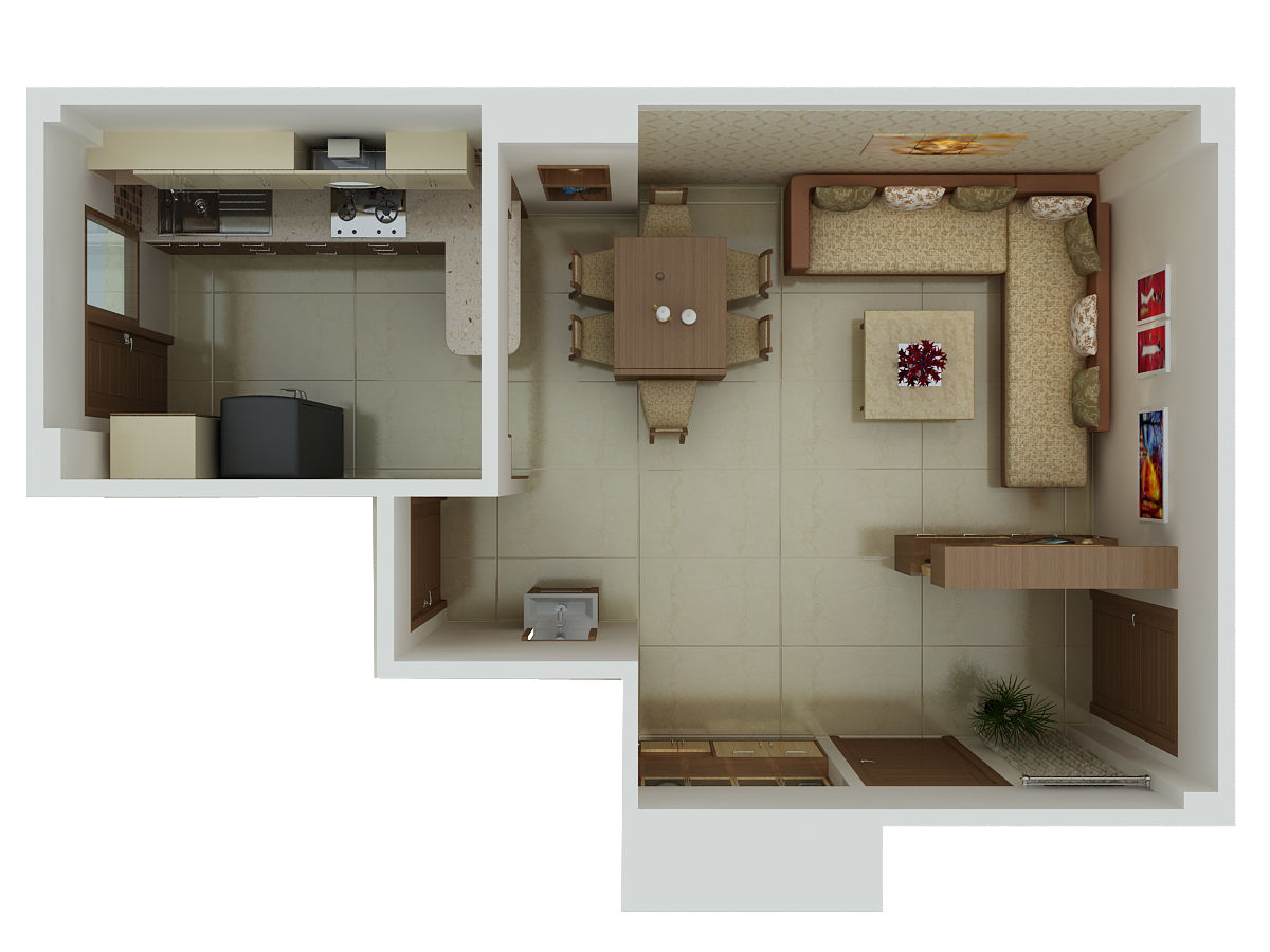 3 Floor Residential Villa, Srijan Homes Srijan Homes Salas / recibidores