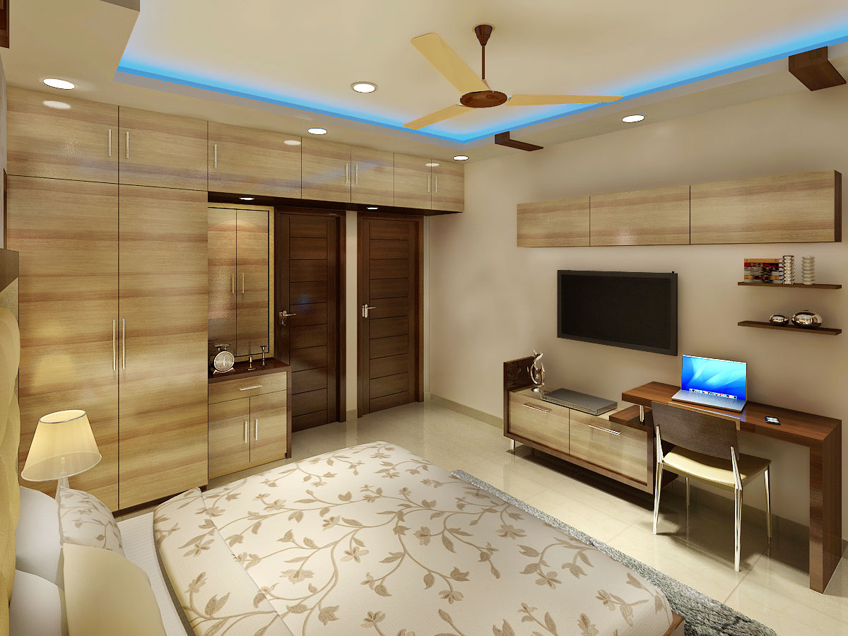 3 BEDROOM + STUDY, Srijan Homes Srijan Homes Cuartos de estilo clásico