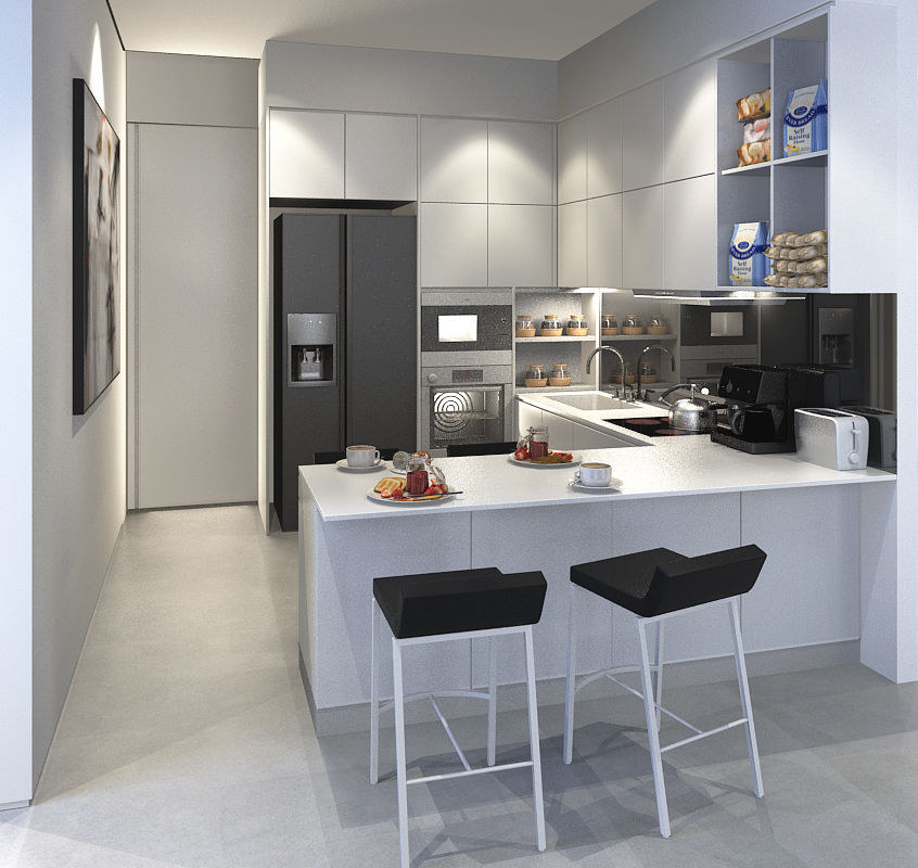 homify Minimalist kitchen