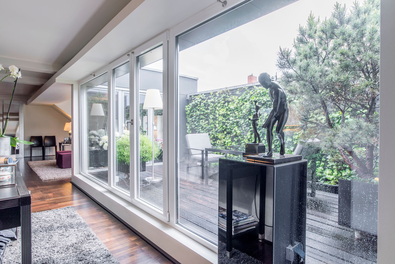 Penthause, Ohlde Interior Design Ohlde Interior Design Classic style corridor, hallway and stairs Concrete