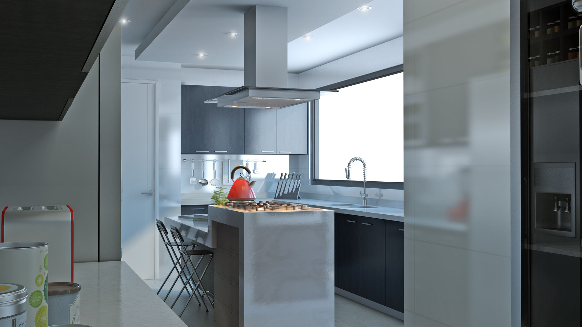 homify Built-in kitchens کوارٹج