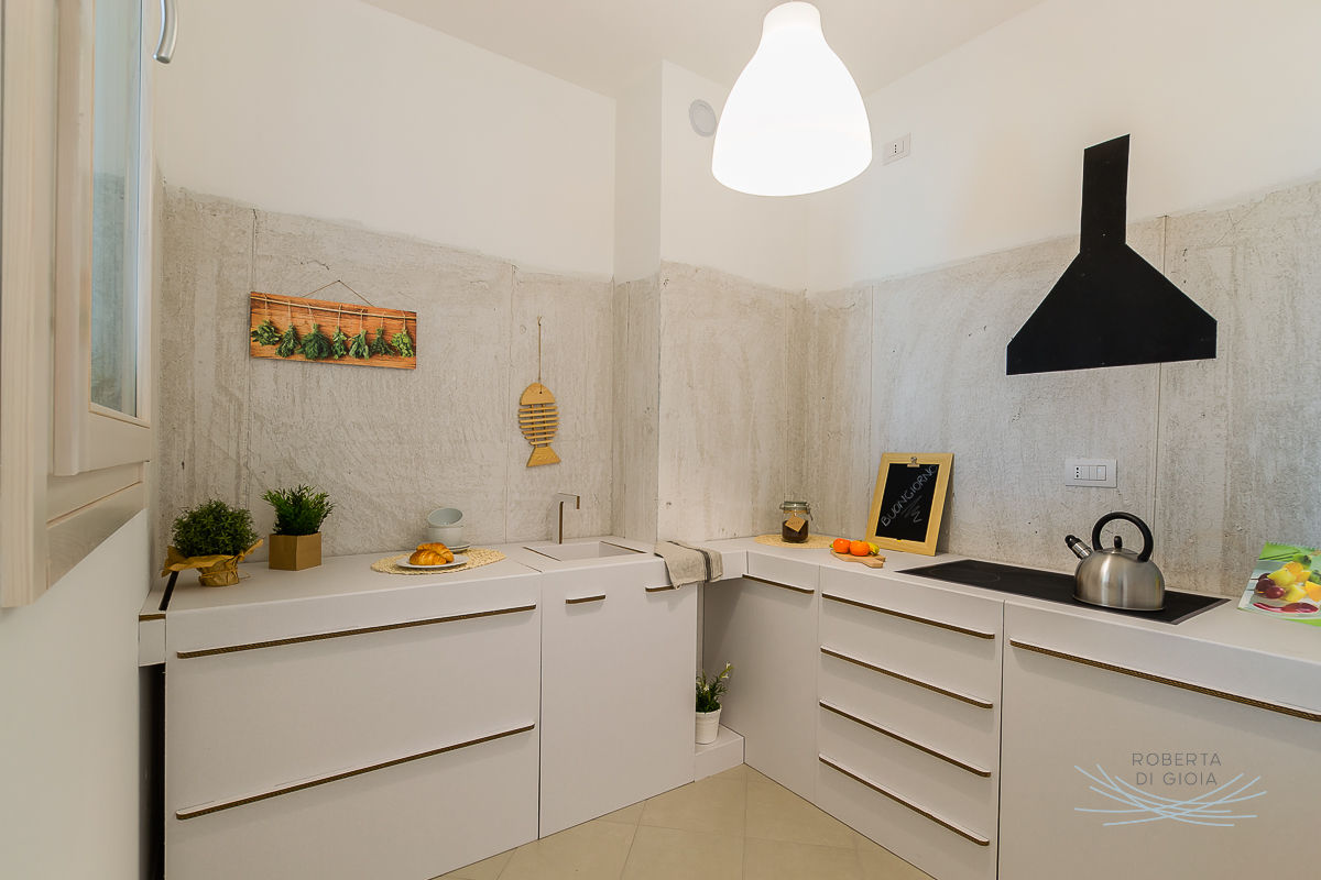 Appartamento campione in palazzine di nuova costruzione a Cormano (provincia di Milano), Home Staging & Dintorni Home Staging & Dintorni Cocinas de estilo escandinavo