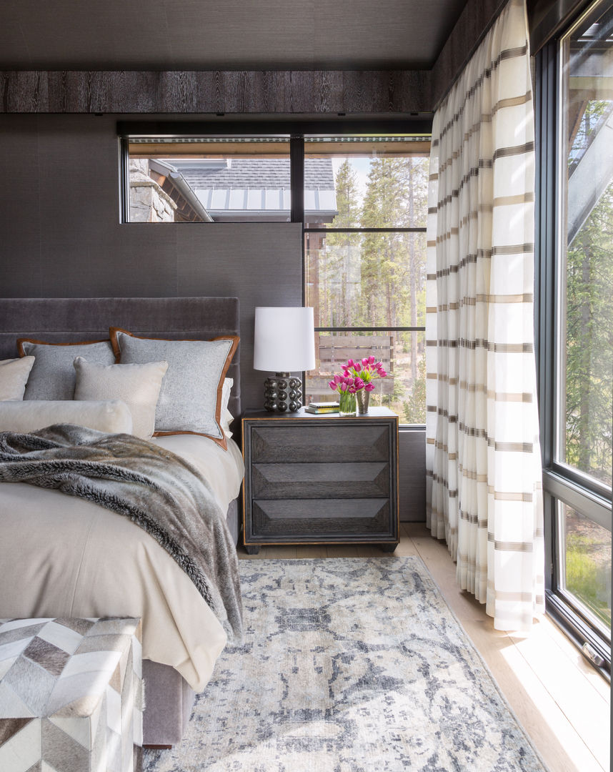 Contemporary Mountain Chalet, Andrea Schumacher Interiors Andrea Schumacher Interiors Kamar Tidur Modern