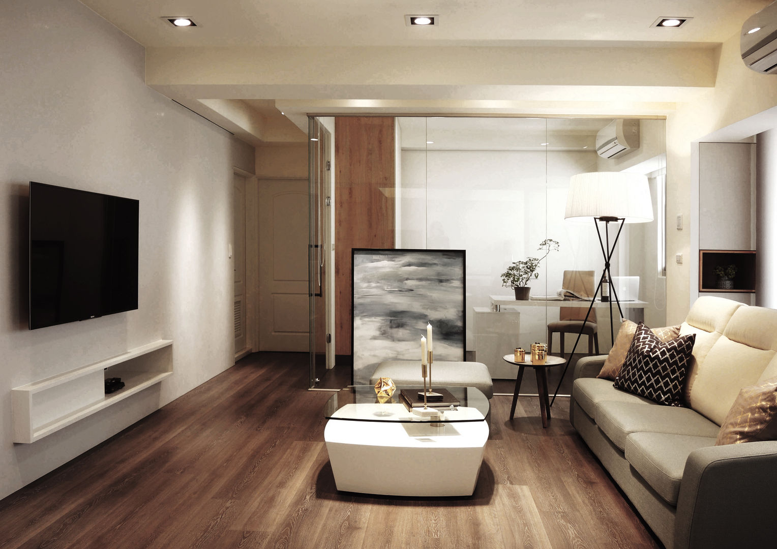 私宅/ Kaohsiung, 陳府設計 Chenfu Design 陳府設計 Chenfu Design Modern living room