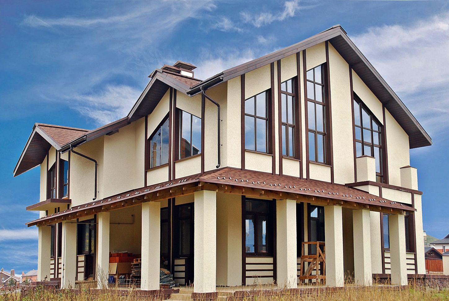 Балтия_318 кв.м, Vesco Construction Vesco Construction Mediterranean style house