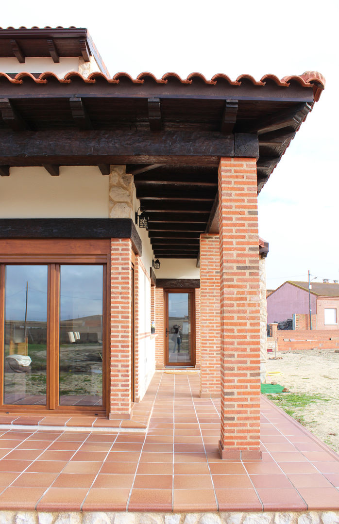 Vivienda unifamiliar rústica, mh11arquitectos mh11arquitectos Case in stile rustico