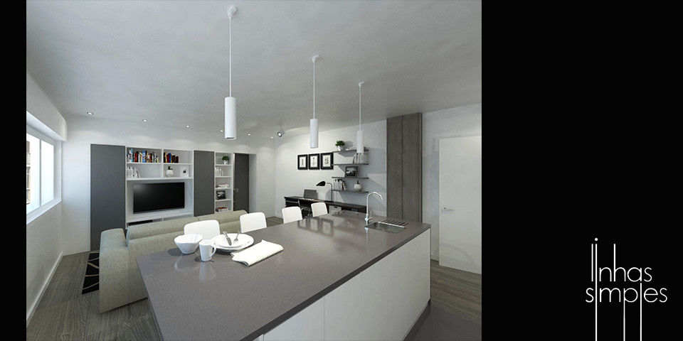 The social space... homify Kitchen units