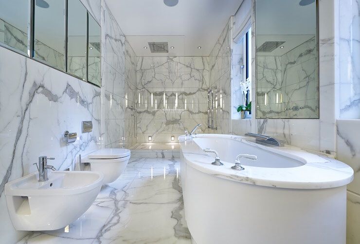 INTERNI Marble Luxury , Ashlar Marmi Pregiati Ashlar Marmi Pregiati Salle de bain classique Décorations