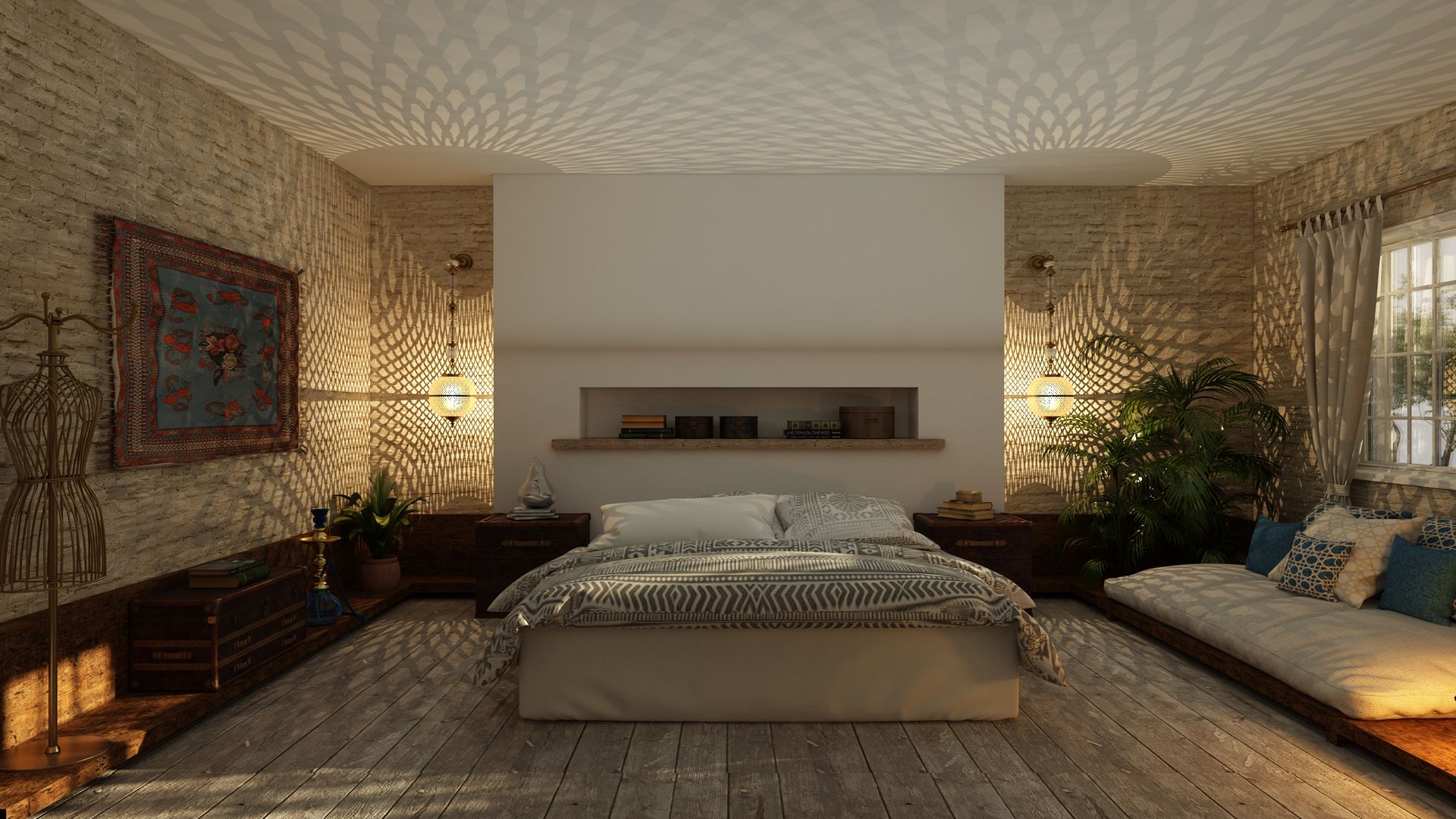 Residential Project , ICONIC DESIGN STUDIO ICONIC DESIGN STUDIO オリジナルスタイルの 寝室