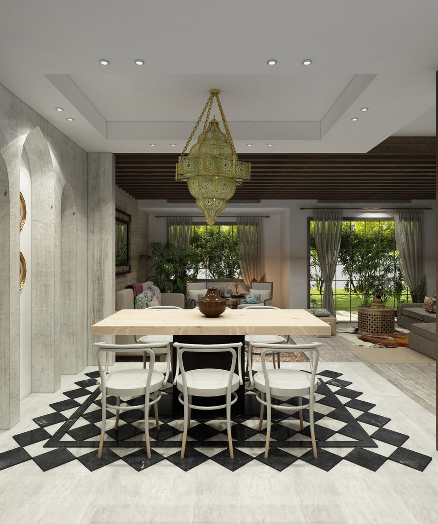 Residential Project , ICONIC DESIGN STUDIO ICONIC DESIGN STUDIO Eclectic style dining room