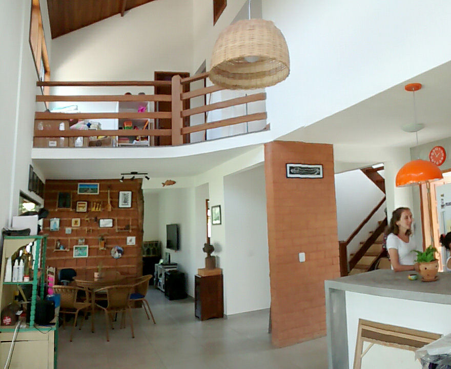 Residência Caravelas do Peró - Cabo Frio, RJ, Oca Bio Arquitetura e Design Oca Bio Arquitetura e Design Rustic style dining room