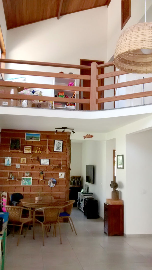 Residência Caravelas do Peró - Cabo Frio, RJ, Oca Bio Arquitetura e Design Oca Bio Arquitetura e Design 러스틱스타일 거실