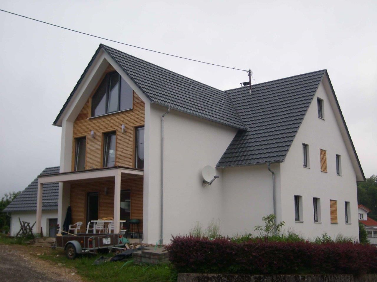 Modernisierung und Umbau eines Zweifamilienwohnhauses TE, a r c h i t e k t u r b ü r o grimm a r c h i t e k t u r b ü r o grimm Modern houses