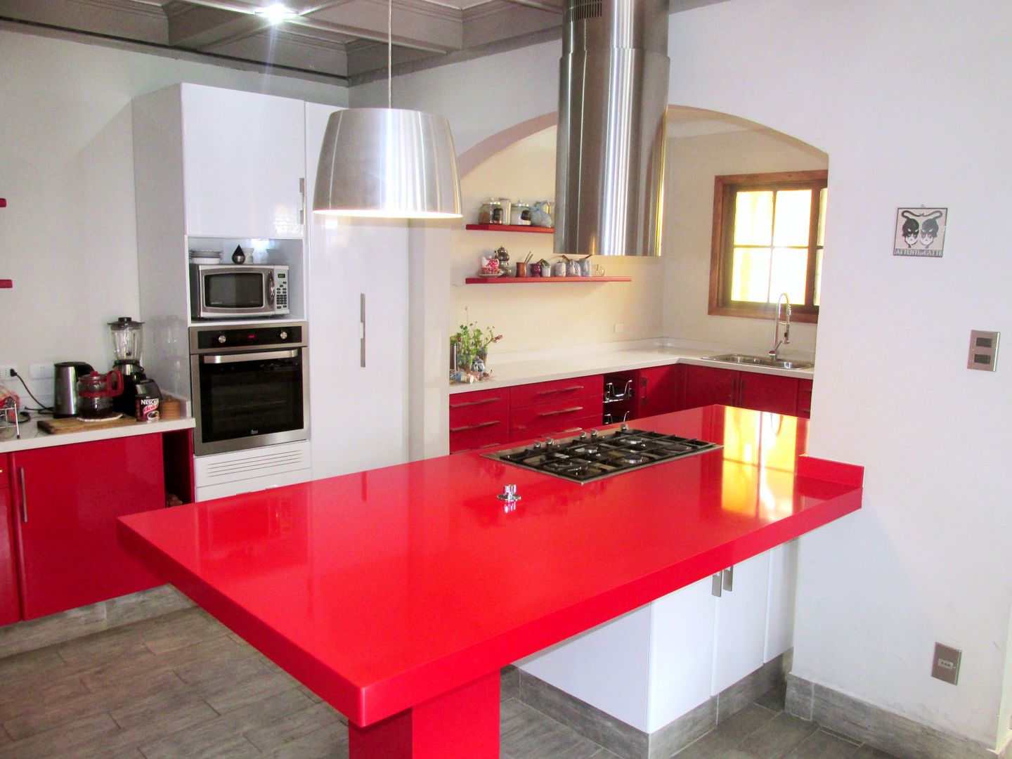 Cocina Minimalista, ABS Diseños & Muebles ABS Diseños & Muebles Kitchen Quartz Tables & chairs