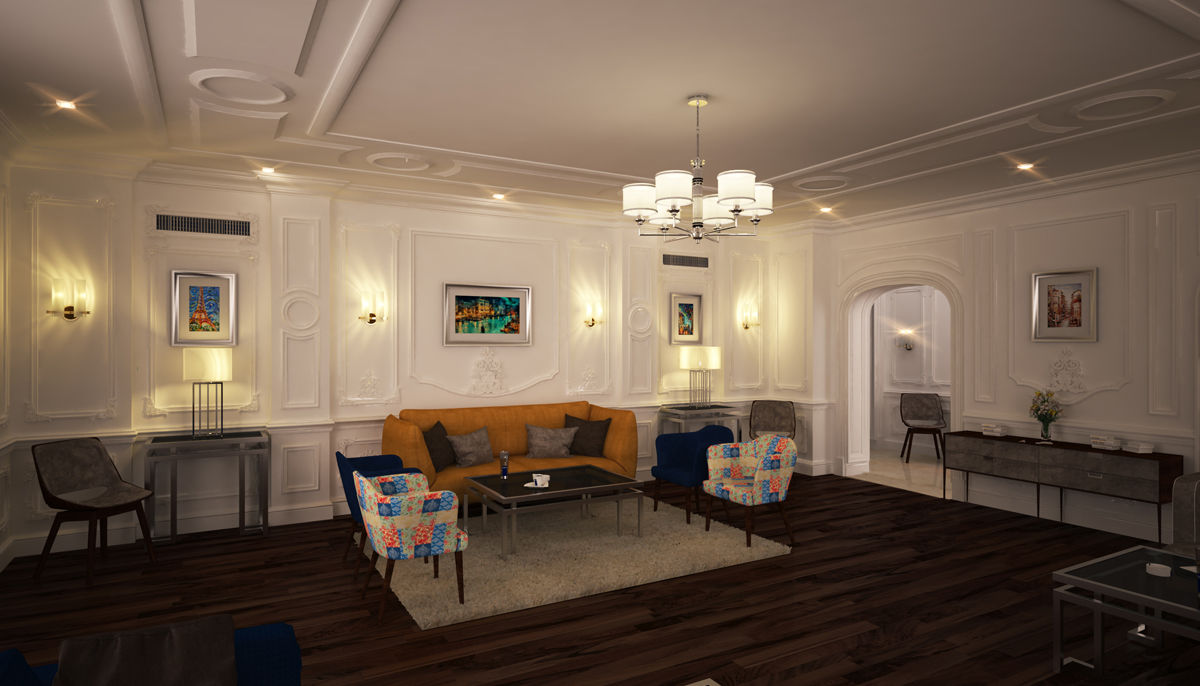 Private Residential Duplex, SIGMA Designs SIGMA Designs Classic style living room