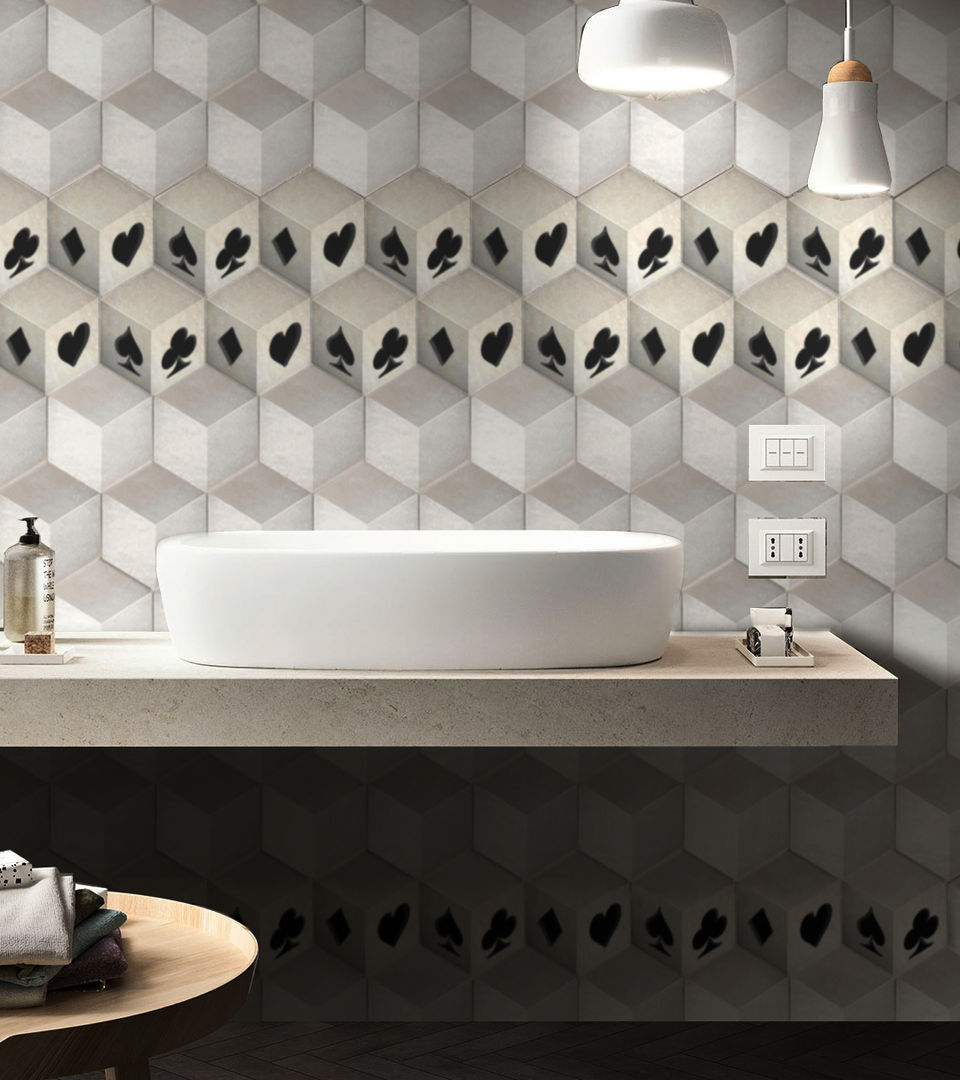 Mattonelle in gres porcellanato, Massimiliano Toniol Massimiliano Toniol Tường & sàn phong cách hiện đại Gạch ốp lát Tiles