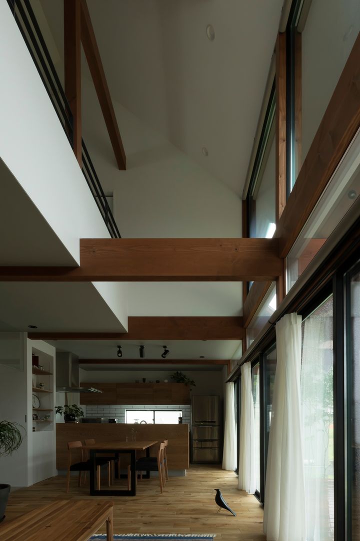 Konan House, ALTS DESIGN OFFICE ALTS DESIGN OFFICE ラスティックデザインの リビング