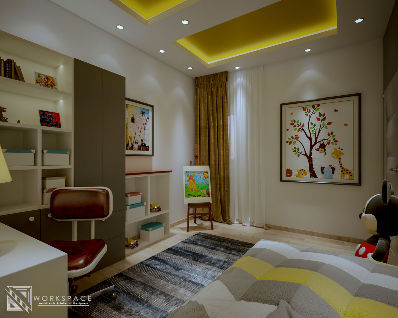 Kid's Space | Bedroom, WORKSPACE architects & interior designers WORKSPACE architects & interior designers غرفة نوم