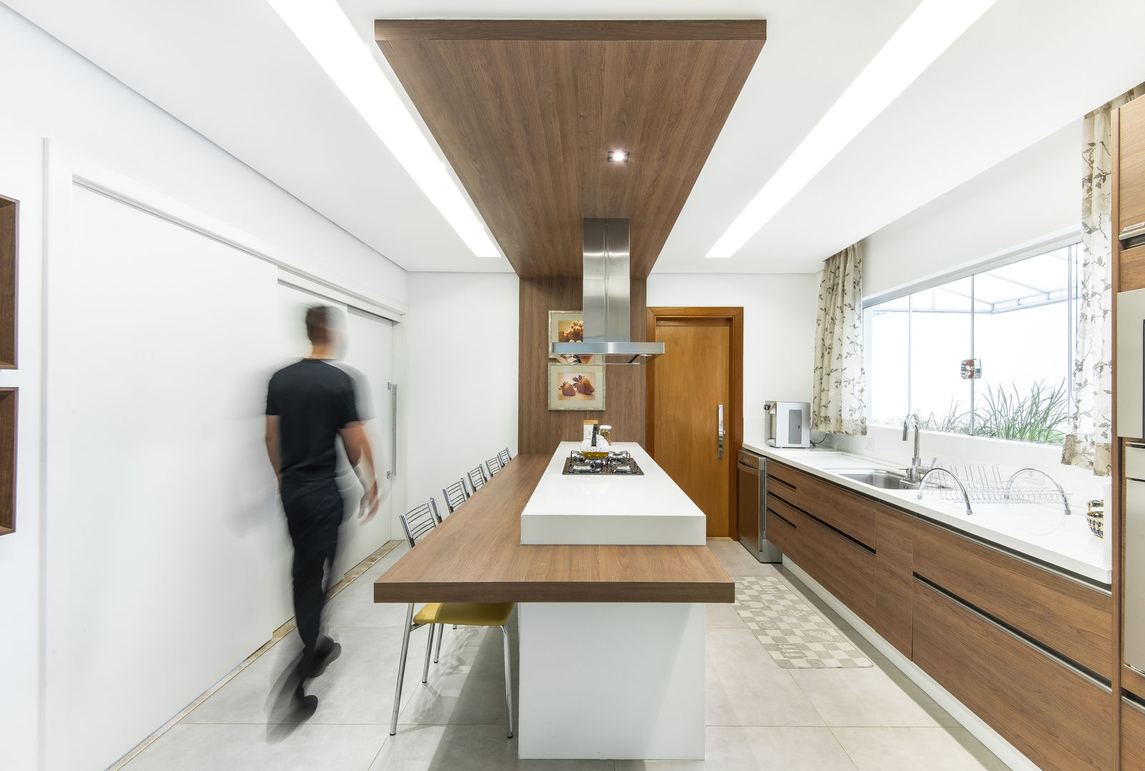 Casa MJ, Charis Guernieri Arquitetura Charis Guernieri Arquitetura Modern Kitchen