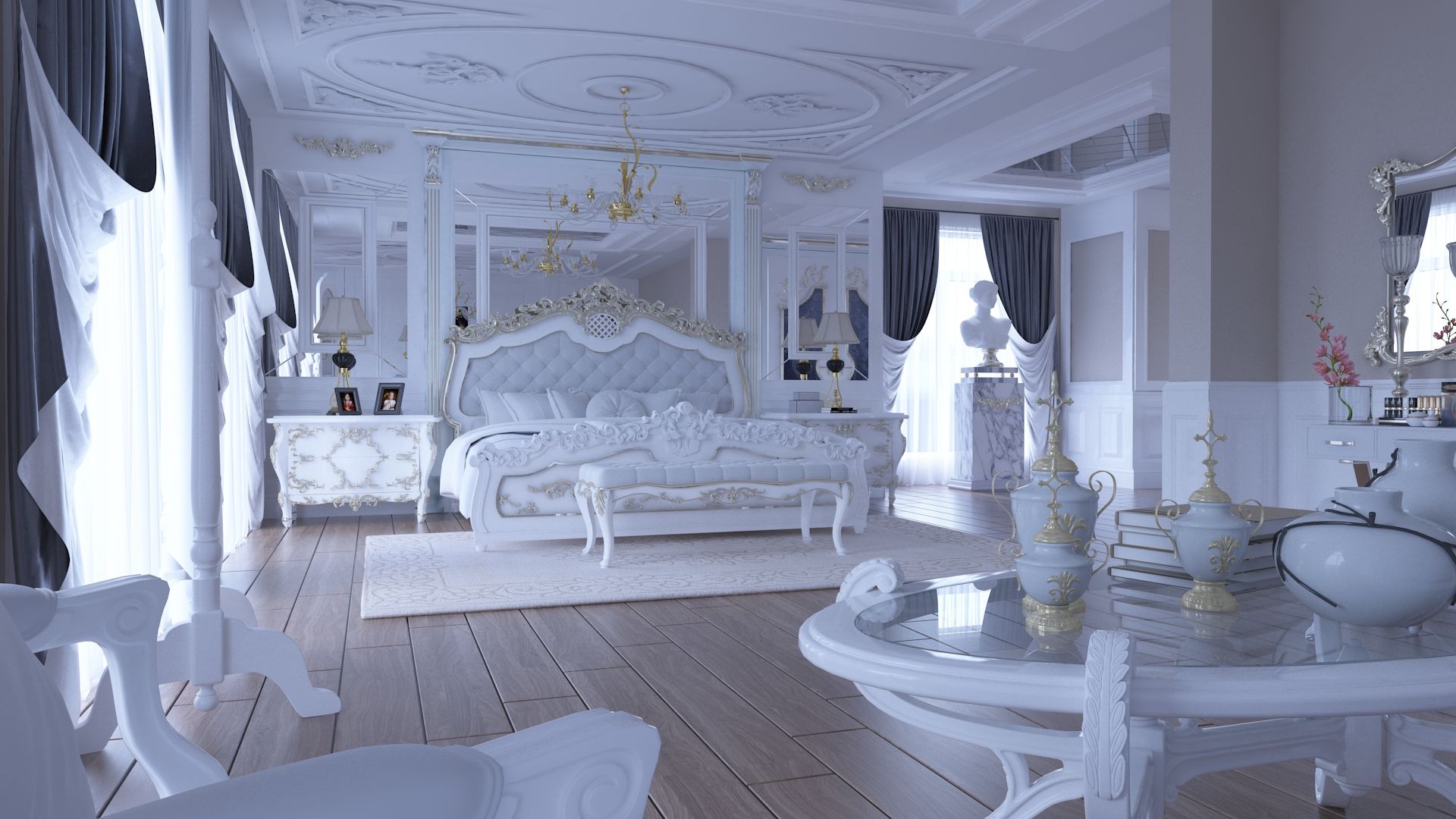 Angora Evleri, Magic Mimarlık Magic Mimarlık Спальня в классическом стиле Дерево Эффект древесины