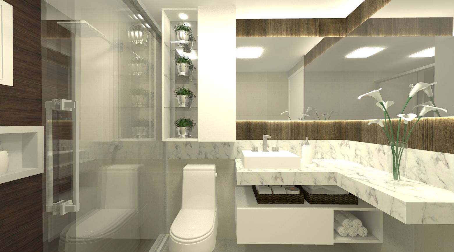 homify Modern bathroom