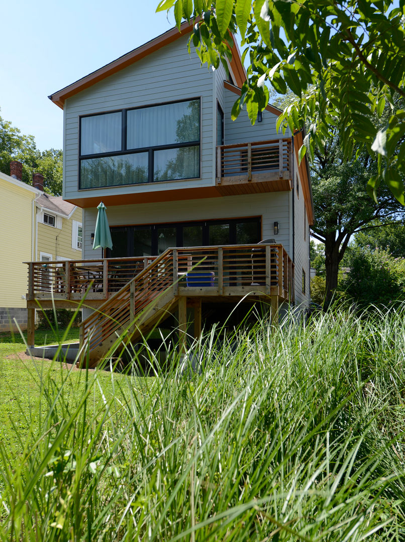 Brookland House Renovation/Addition, ARCHI-TEXTUAL, PLLC ARCHI-TEXTUAL, PLLC 一戸建て住宅