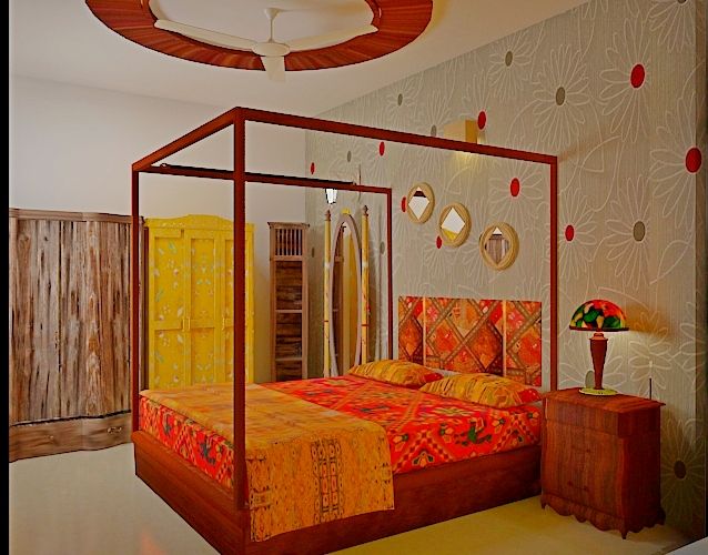 SJR Watermark, 3 BHK - Mr. Ankit, DECOR DREAMS DECOR DREAMS Classic style bedroom Beds & headboards