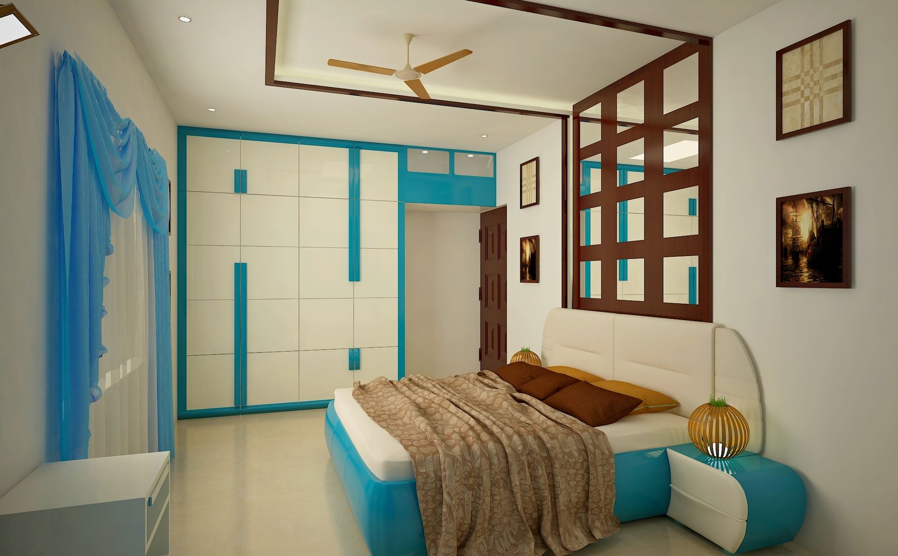 SJR Watermark, 3 BHK - Mr. Ankit, DECOR DREAMS DECOR DREAMS Modern style bedroom