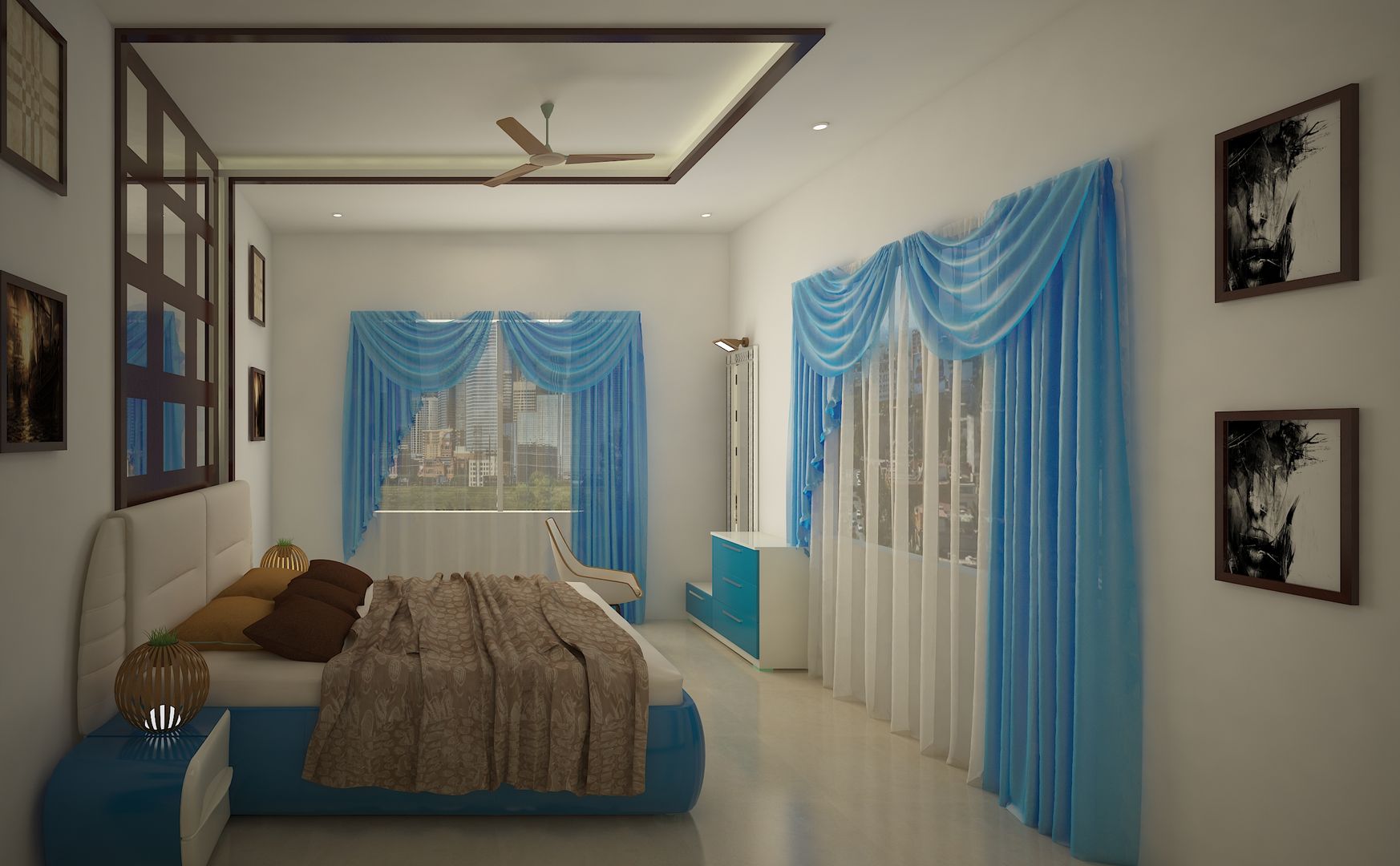 SJR Watermark, 3 BHK - Mr. Ankit, DECOR DREAMS DECOR DREAMS Quartos modernos