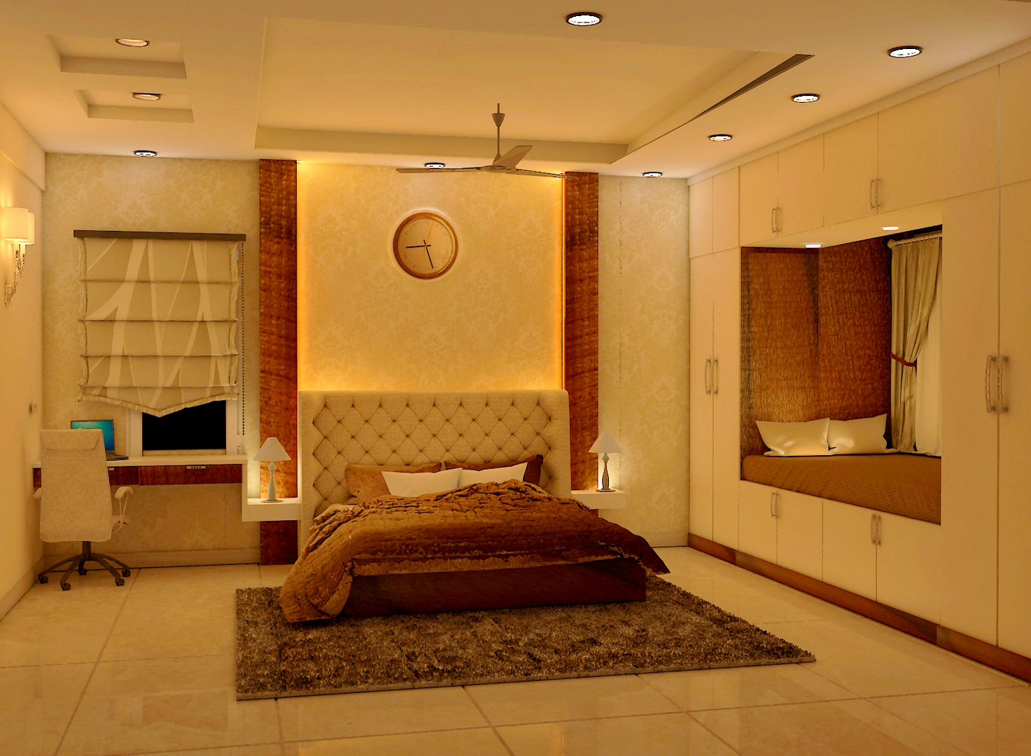 JR Greenwich Villas, Sarjapur Road - Ms. Natasha, DECOR DREAMS DECOR DREAMS غرفة نوم