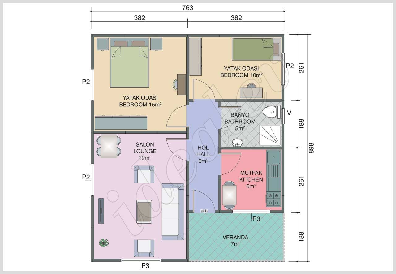 homify Prefabricated home OSB