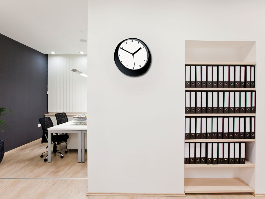 Office Wall Styling, Just For Clocks Just For Clocks 모던스타일 서재 / 사무실 플라스틱 악세사리 & 장식