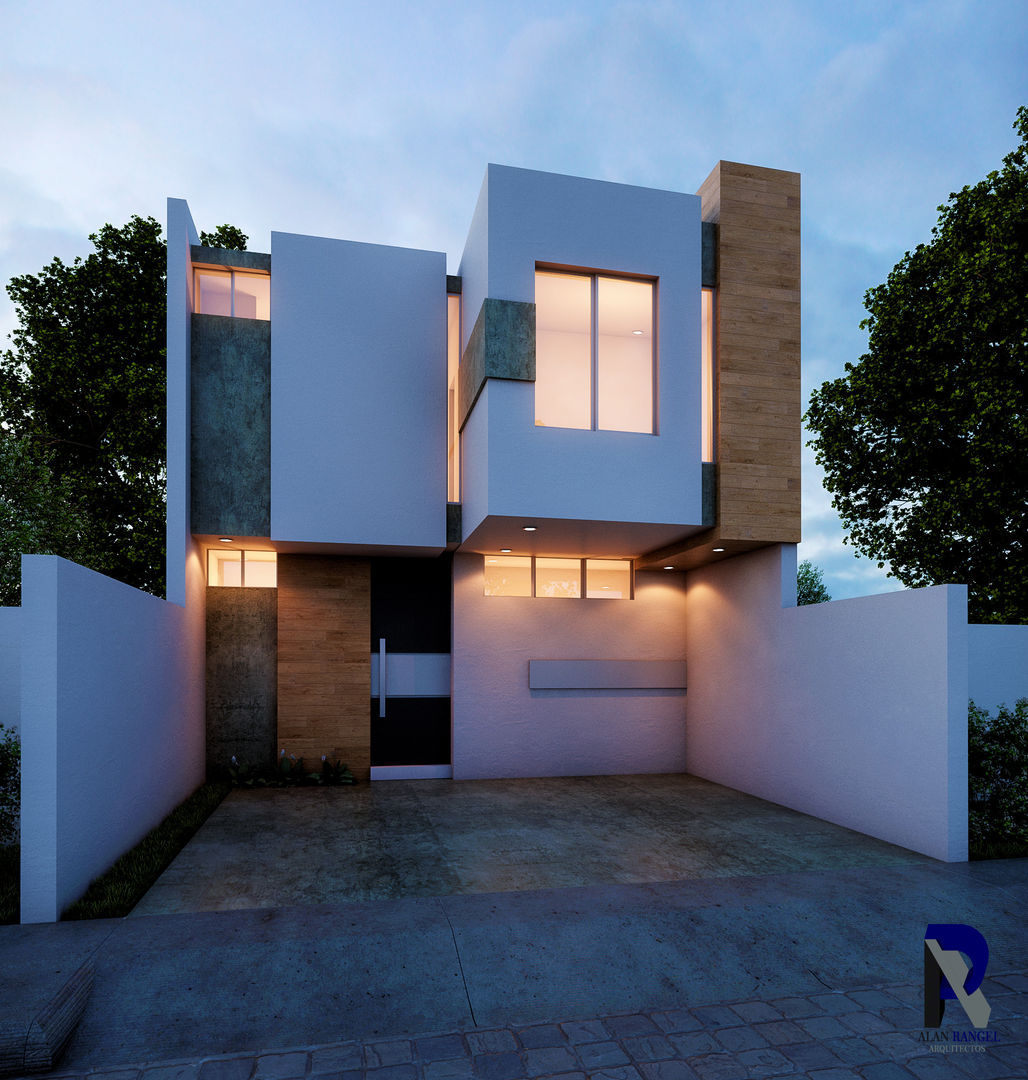 CASA CAOBAS, Alan Rangel Arquitecto Alan Rangel Arquitecto บ้านเดี่ยว คอนกรีต