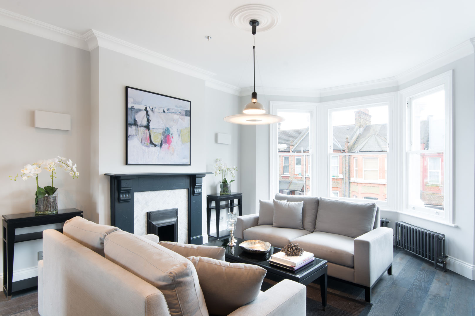 Kensal Green Flat, London Home Staging Ltd London Home Staging Ltd ห้องนั่งเล่น