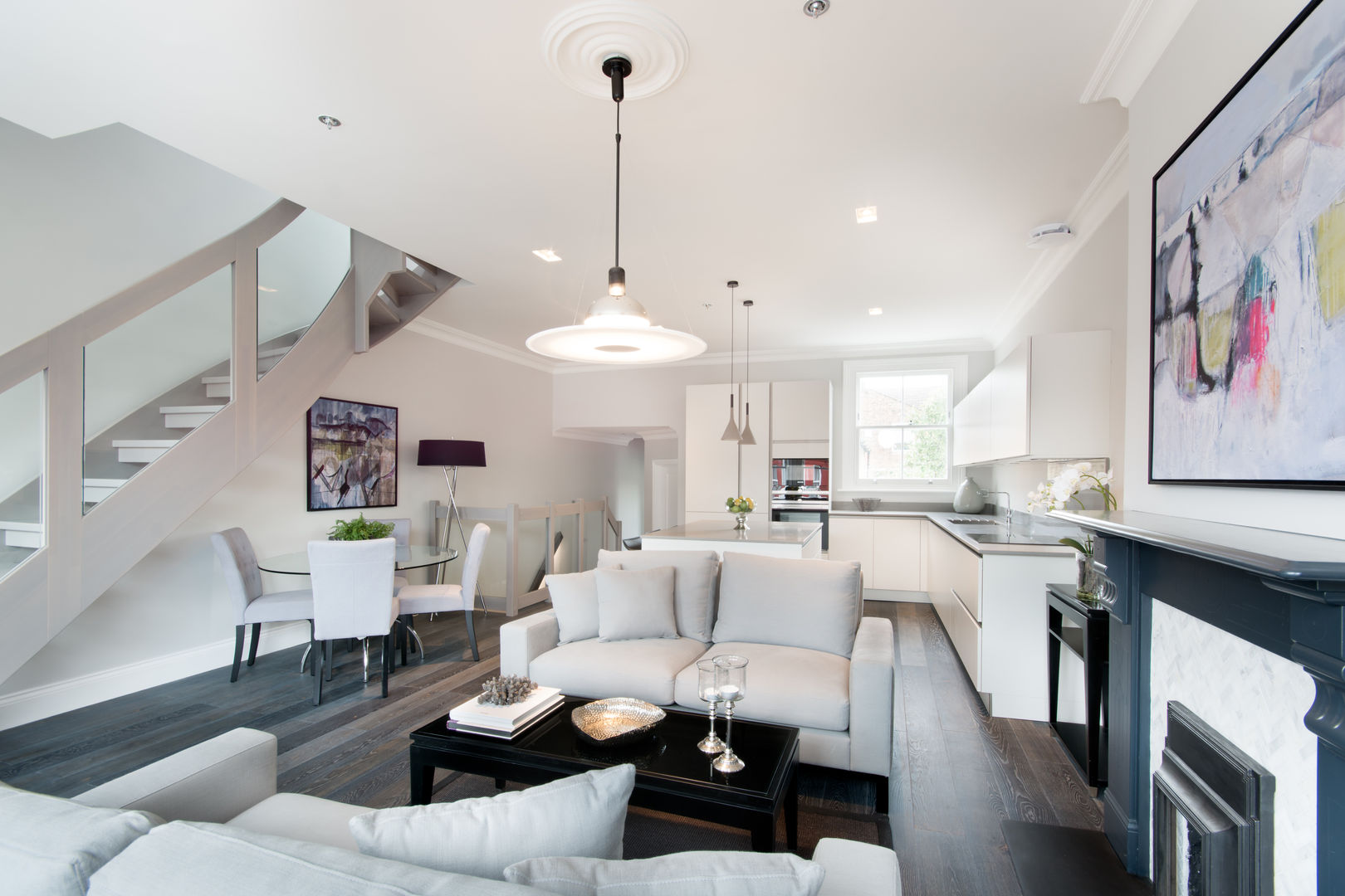 Kensal Green Flat, London Home Staging Ltd London Home Staging Ltd ห้องนั่งเล่น