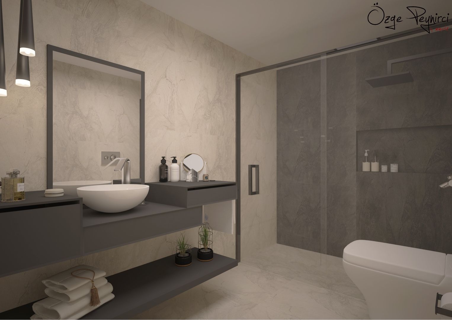 homify Modern bathroom