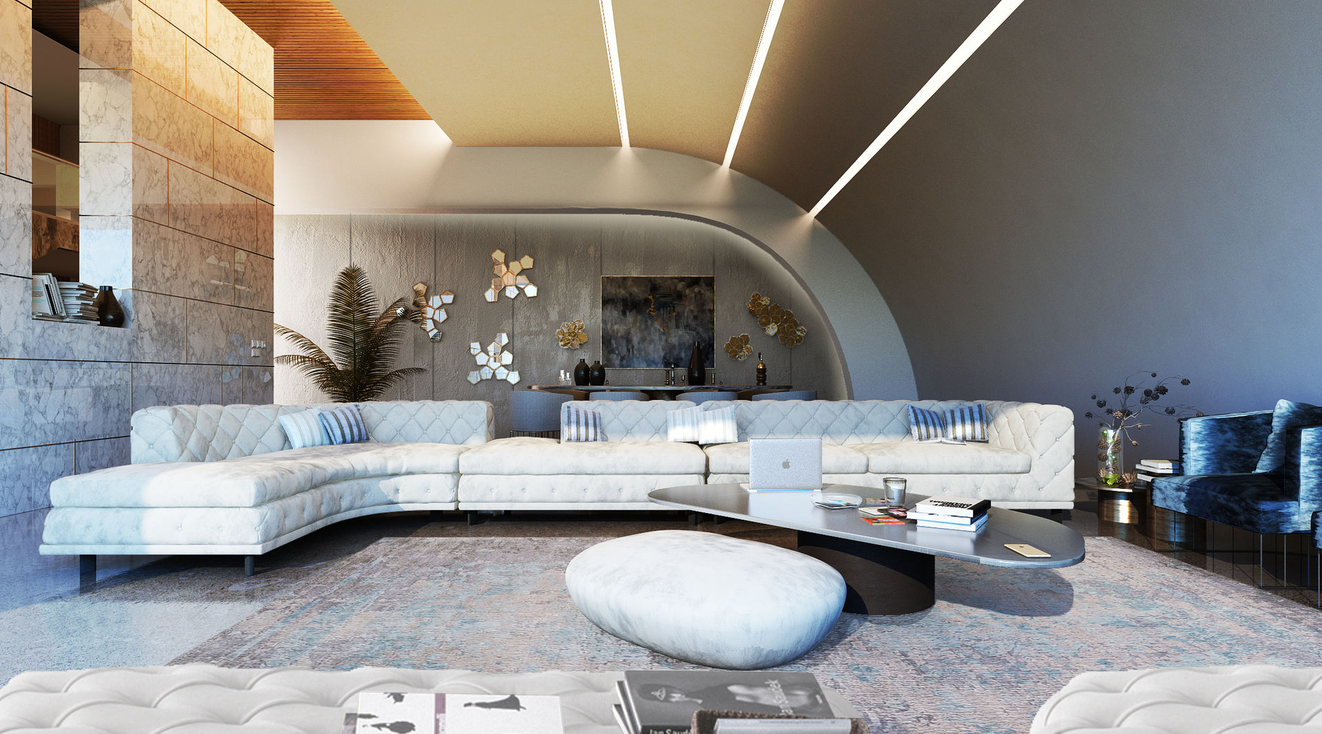 MAAB Villa, GOWS architects GOWS architects Salas de estar minimalistas