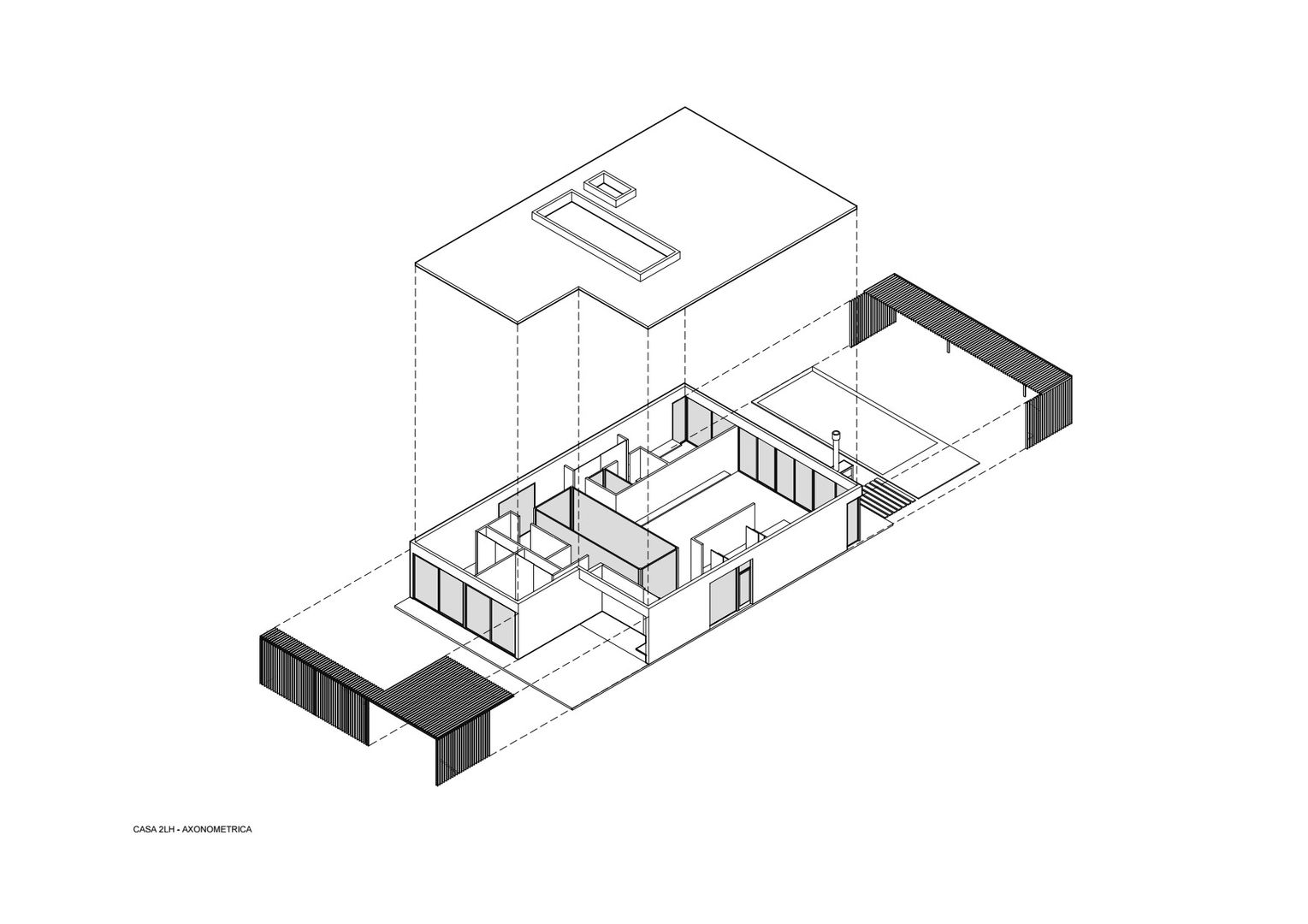 Casa 2LH, Luciano Kruk arquitectos Luciano Kruk arquitectos منازل