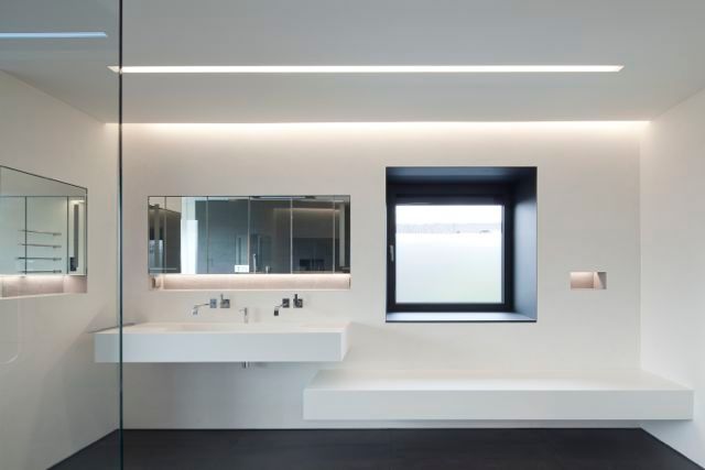 Einfamilienhaus, Innenarchitektur und Kunst Innenarchitektur und Kunst Minimalist style bathroom