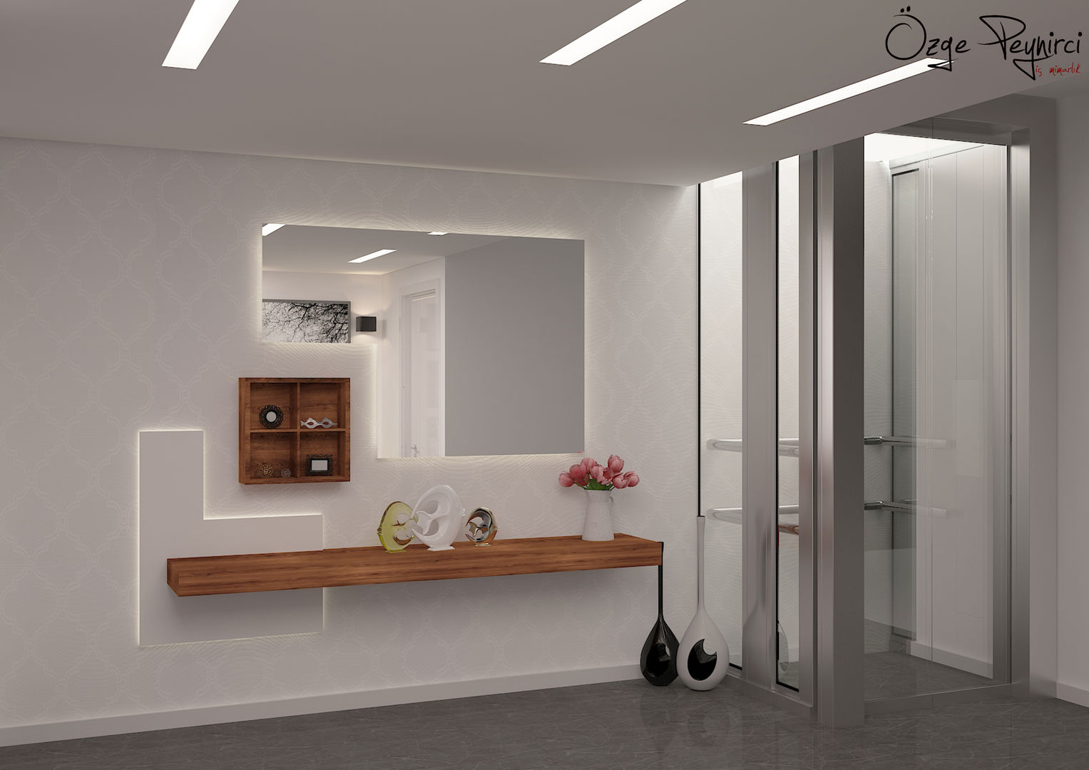 Giriş | Entrance homify Modern Koridor, Hol & Merdivenler