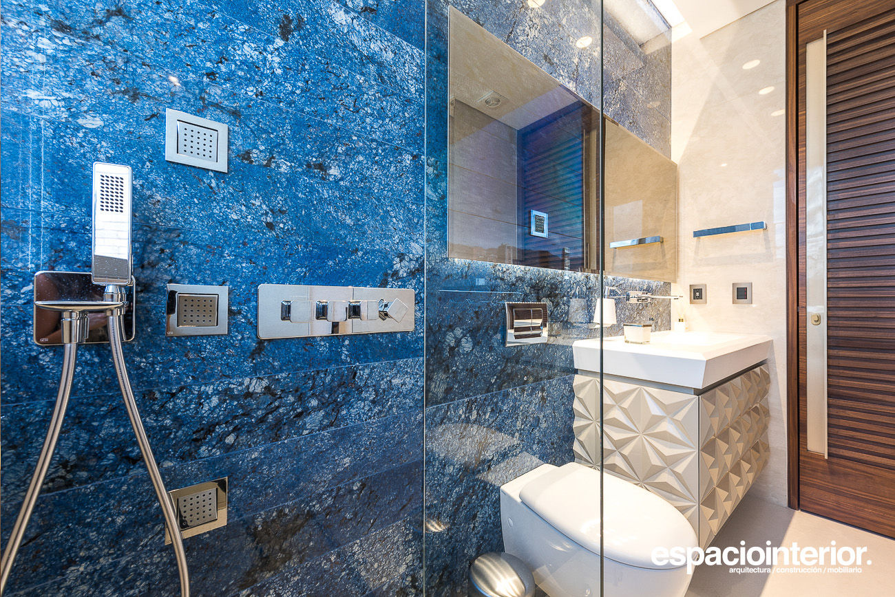 Obra Diecinueve, EspacioInterior EspacioInterior Eclectic style bathrooms Marble