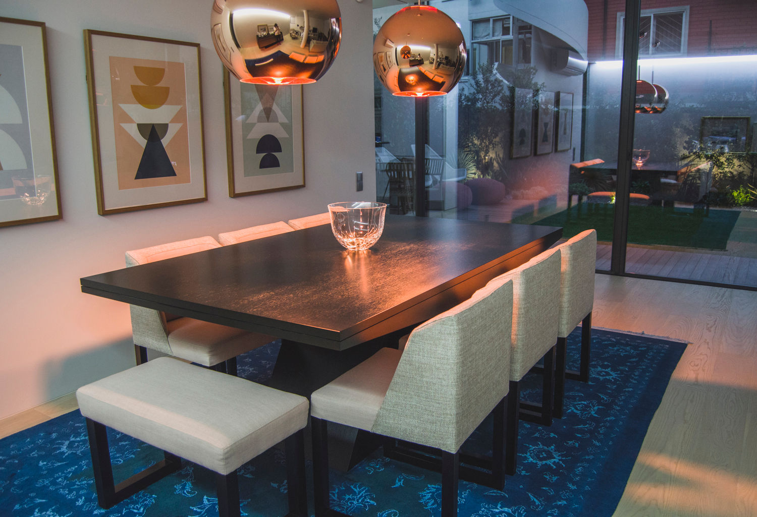 homify Modern dining room Copper/Bronze/Brass