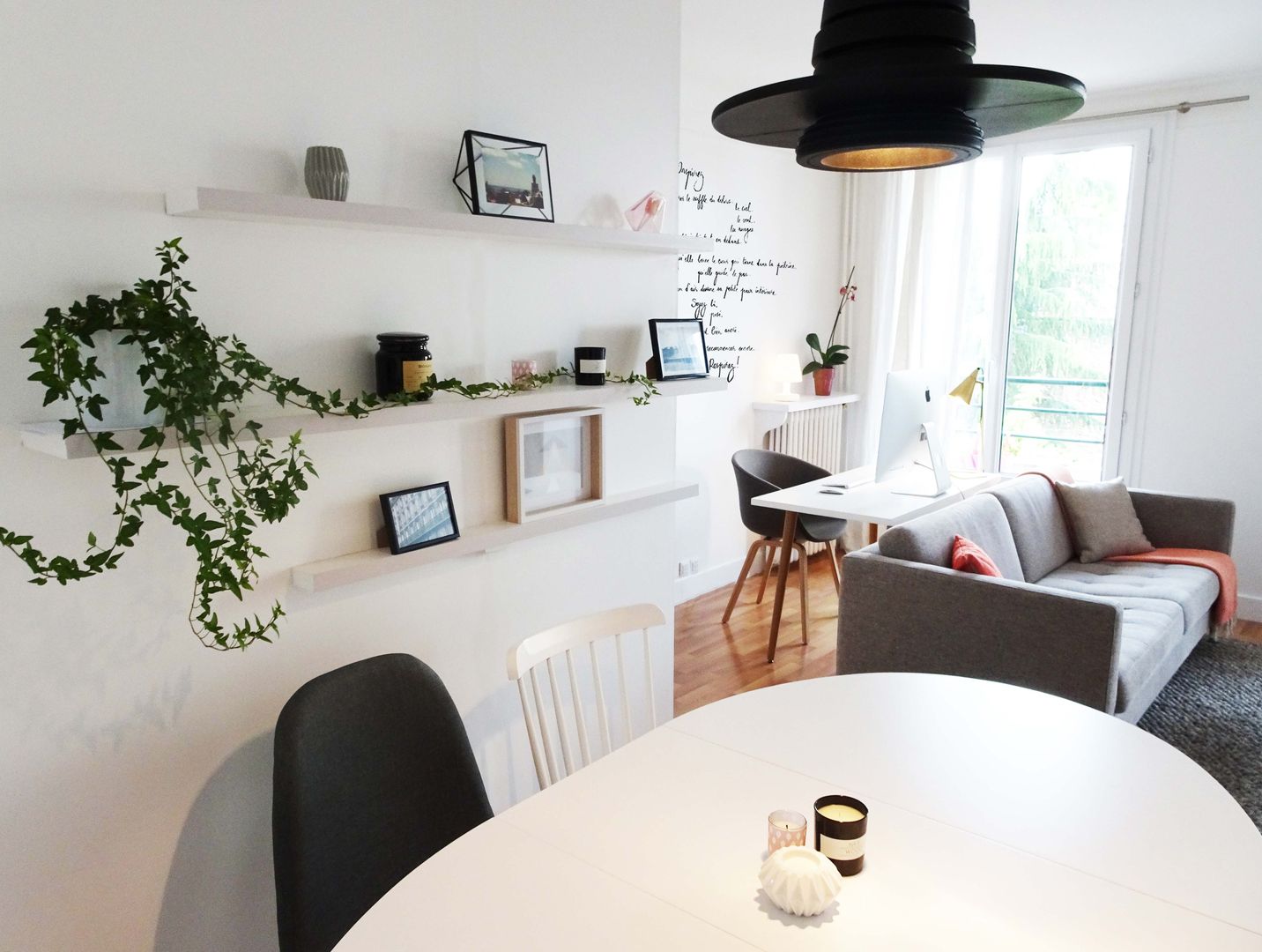 3 pièces - Fontenay-sous-Bois, Sandrine Carré Sandrine Carré Scandinavian style dining room