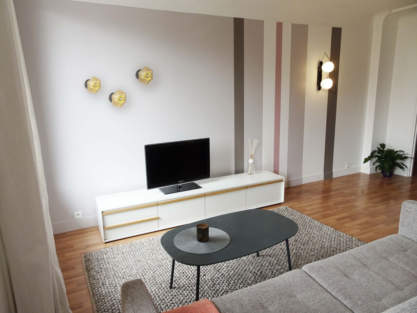 3 pièces - Fontenay-sous-Bois, Sandrine Carré Sandrine Carré Scandinavian style living room