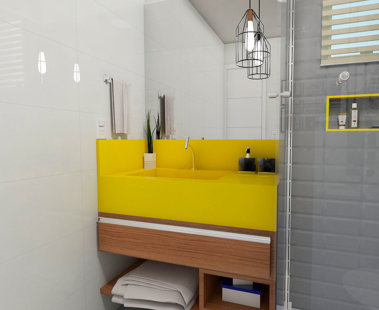 Banheiro industrial para um jovem solteiro, Jéssika Martins Design de Interiores Jéssika Martins Design de Interiores Bathroom