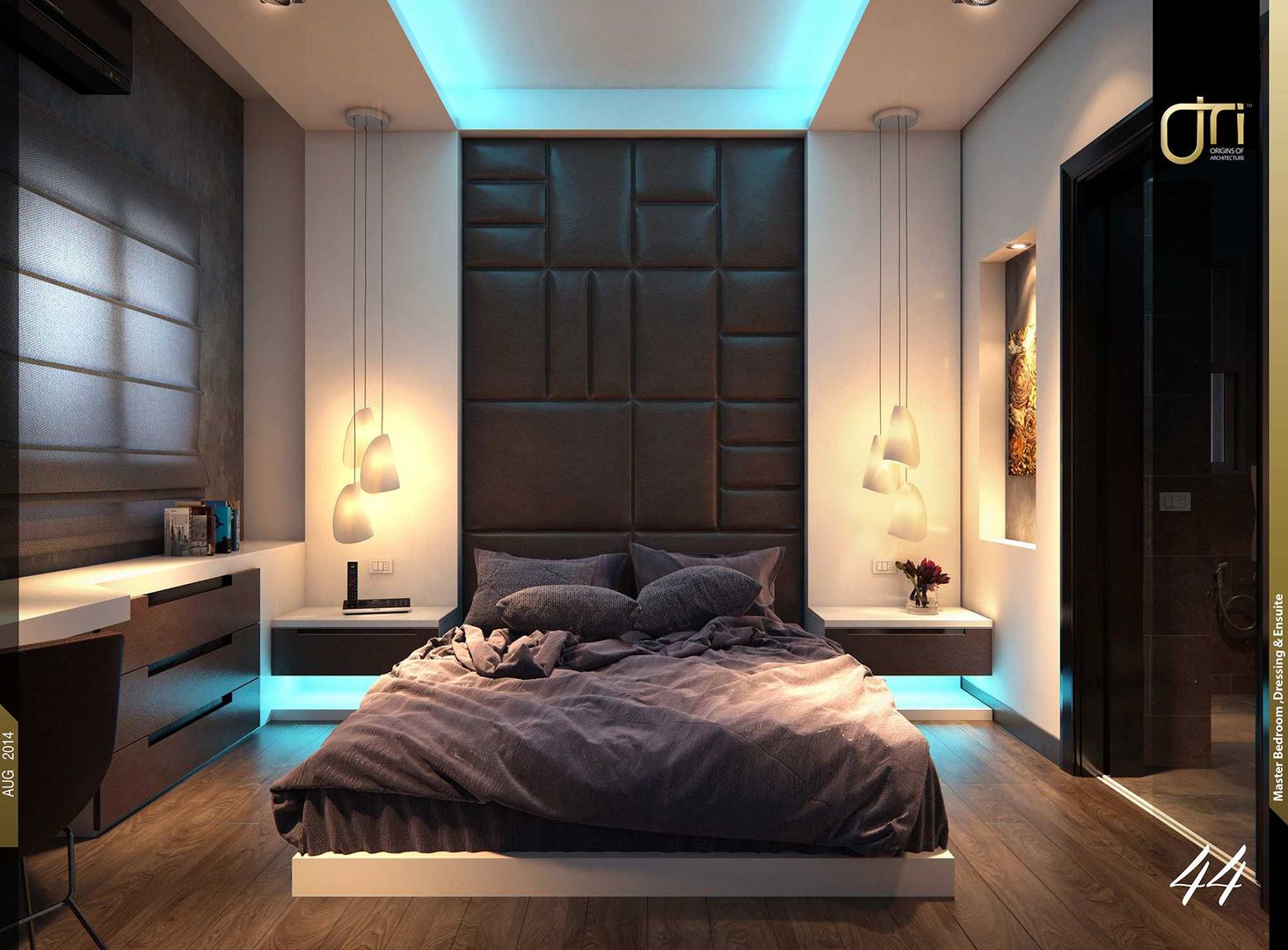 La Terra Residence, Ori - Architects Ori - Architects Modern style bedroom