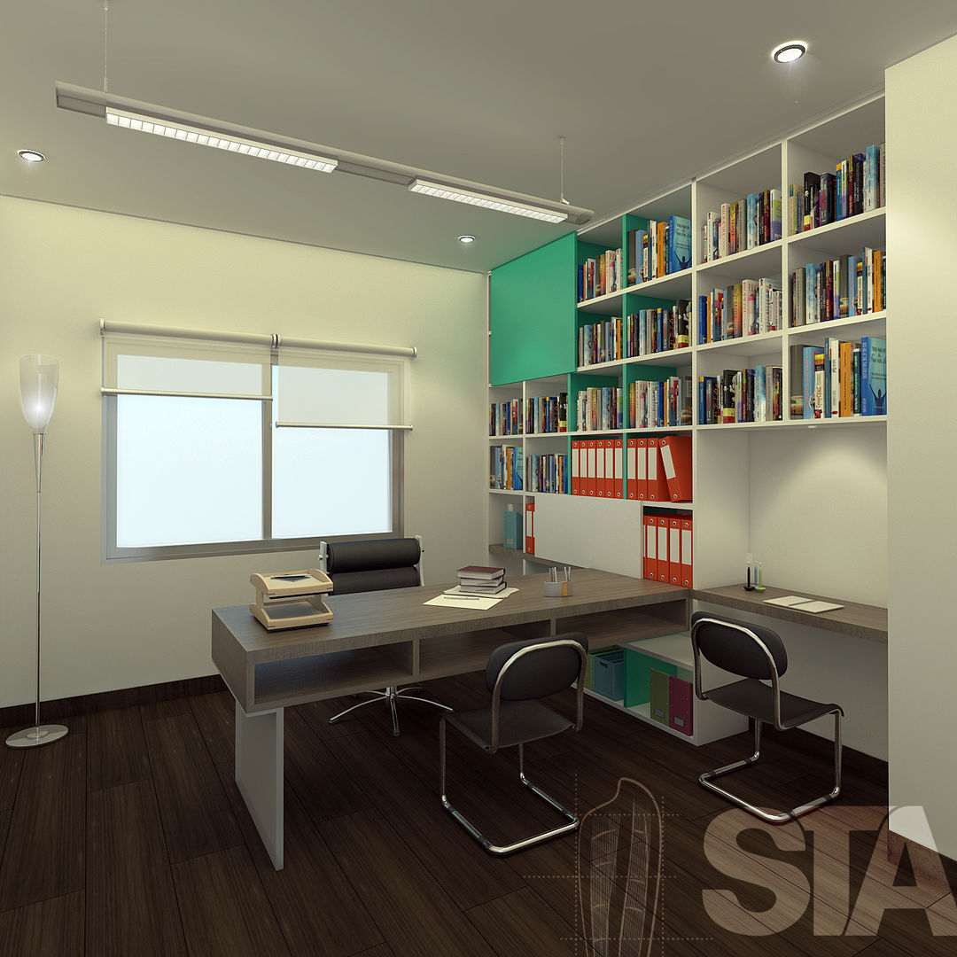 Escritorio Soluciones Técnicas y de Arquitectura Modern study/office